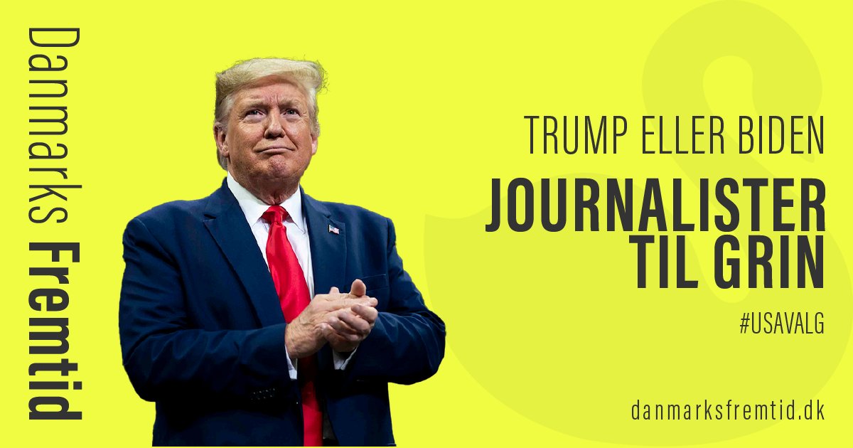 DanmarksFremtid's tweet photo. Journalister der lige nu sidder her på Twitter  og hepper på Biden, viser hvad der er galt med #dkmedler 

#dkpol #USAvalg https://t.co/wpjG5MbYEs