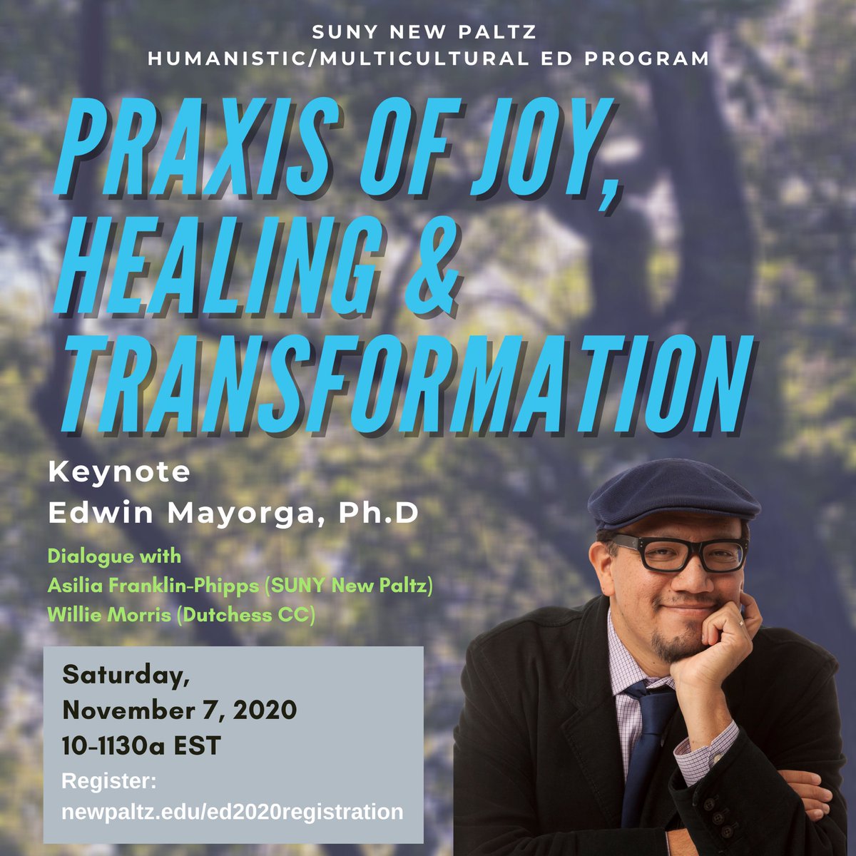 eimayorga's tweet photo. Hi all
Last minute reminder to register this virtual event Iโll be doing this Saturday, November 7, 10a EST
Registration ends today!
#SUNYNP, #radicalpossibilities, #NPSocial, #praxisofjoy
https://t.co/Cj1Z4n5094 https://t.co/HuwUPhfz07