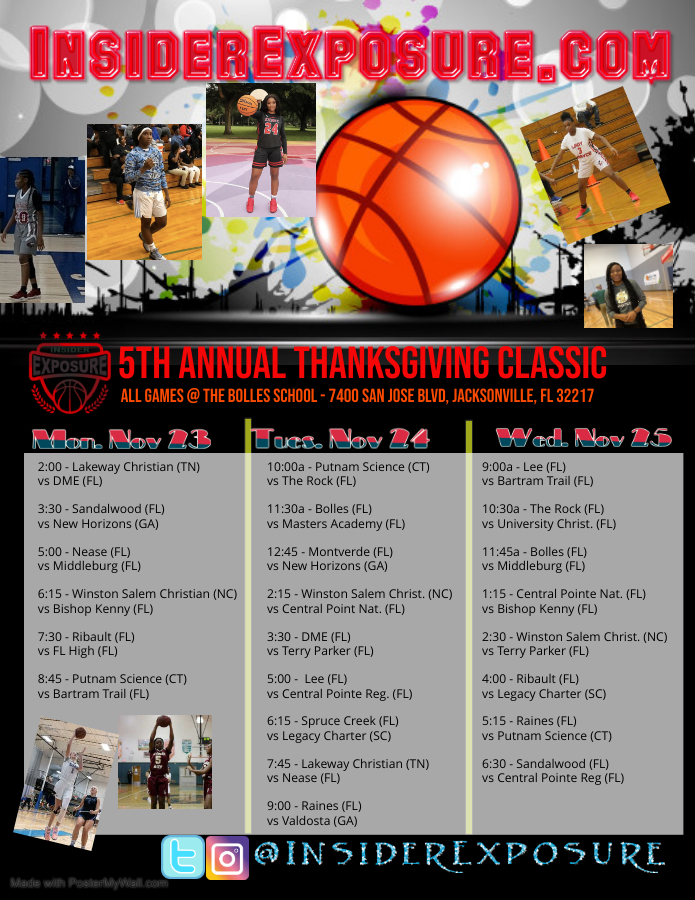 InsiderExposure's tweet photo. IE Thanksgiving Classic 2020 - Schedule and Info for College Coaches  https://t.co/I89LKXRRwV https://t.co/GCZOlYC4HU