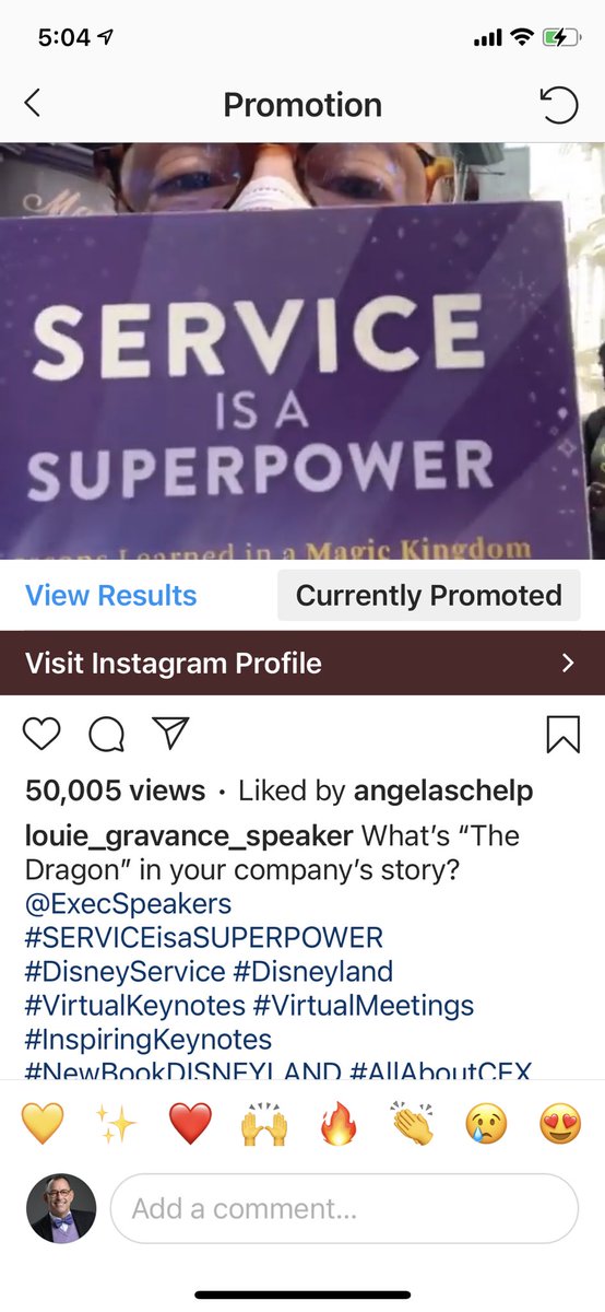 LouieGravance's tweet photo. Promo just hit 50k views! 1.7k likes! #SERVICEisaSUPERPOWER #VirtualKeynoteSpeaker #DisneyServicePrinciples #ACIM #ACIM4Business #NewBookDisneyland #Gravance #AllAboutTheCEX #FunnyKeynoteSpeaker #VirtualEvents @ExecSpeakers https://t.co/5TrzT5QEOR