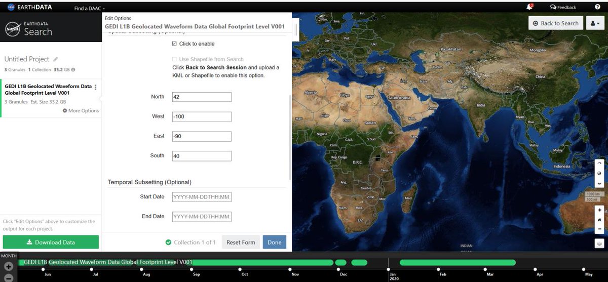 NASAEarthData's tweet photo. Are you interested in NASA Global Ecosystem Dynamics Investigation (#GEDI) #lidar data? Check out the GEDI Spatial Querying and Subsetting Quick Guide from NASA's Land Processes DAAC: https://t.co/QWH4G5DY1x #OpenScience, @GEDI_Knights https://t.co/eH7x2S08GF