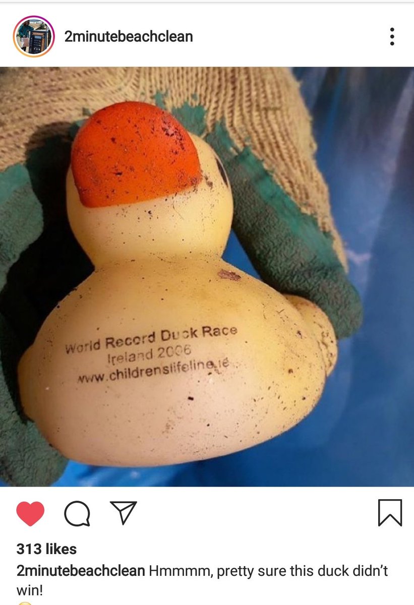Rachel_A_'s tweet photo. Ducking hell! 

This plastic ducky has barely aged in 14years, swimming around our waterways!

@2minbeachclean https://t.co/VLfVP94Doy