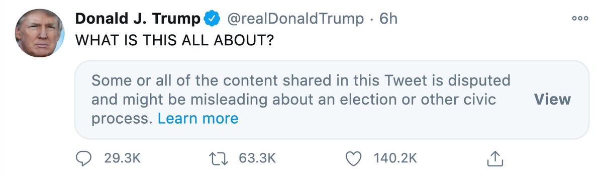 rashadrobinson's tweet photo. How many chances are you going to give him, @Twitter? And you, @Facebook? The stakes are too high for this. #SuspendTrump now. https://t.co/WVQ4wmxMao