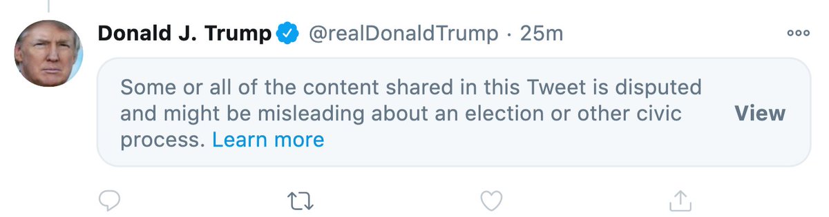rashadrobinson's tweet photo. How many chances are you going to give him, @Twitter? And you, @Facebook? The stakes are too high for this. #SuspendTrump now. https://t.co/WVQ4wmxMao