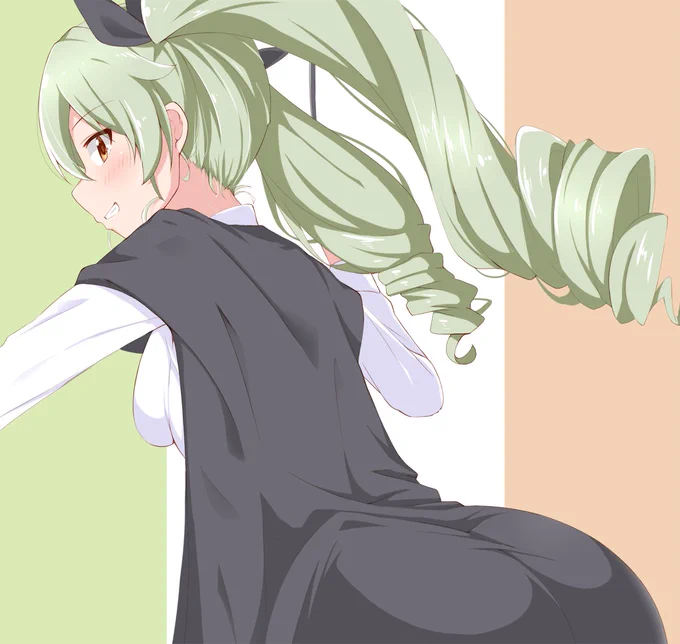 ドゥーチェ・アンチョビ描きもうした 仕事辛いのでうなじの匂いを嗅ぎたい 