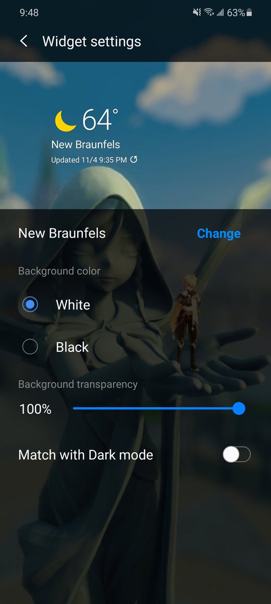 NPCFanatic's tweet image. Someone with some kind of knowledge please help me here... why is it not letting me place any weather widget? Android 10, galaxy s20 5g. #AndroidHelp #widgets #KNOWLEDGE