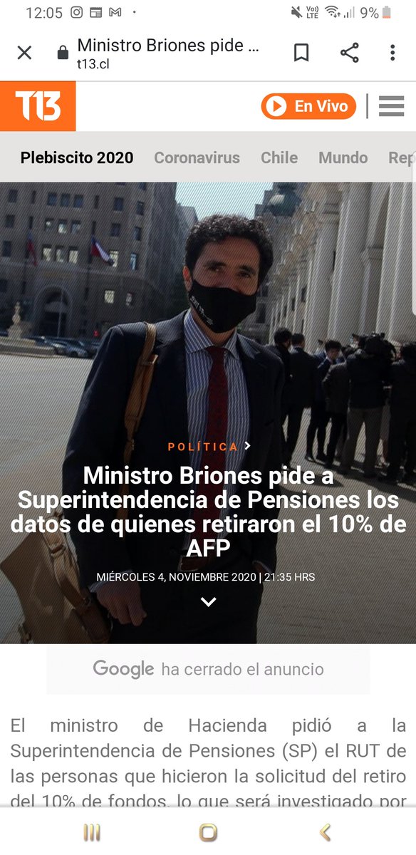 Cual es la idea ministro <a href="/ignaciobriones_/">Ignacio Briones</a> espero me responda quieren nuevamente comenzar con campaña del terror, sabe que para tener una pension digna sin sacar 10% tendria que trabajar dos vidas, espero su respuesta...