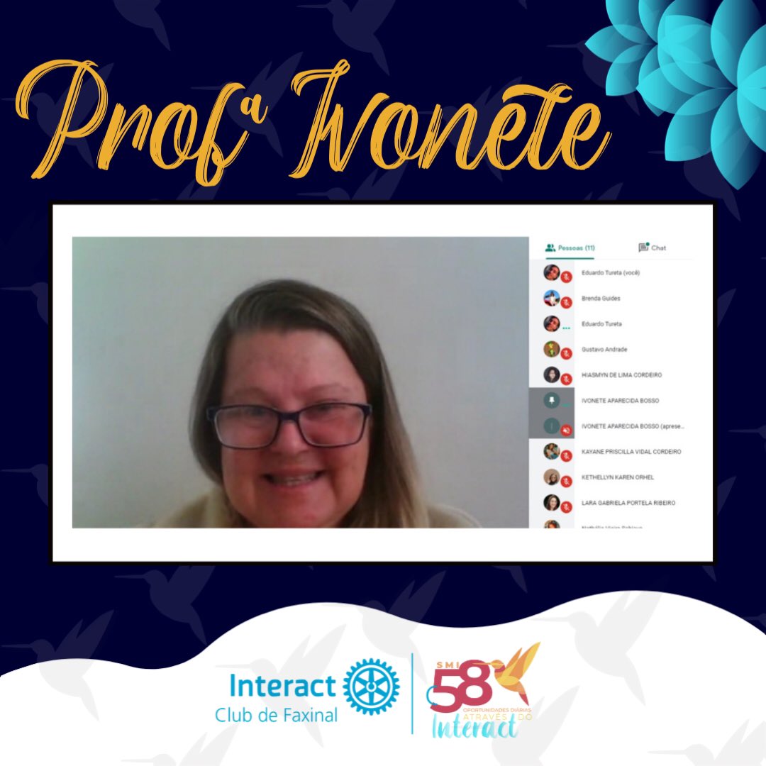 icfaxinal's tweet photo. 3° Dia: Educação 👩‍🏫📚

O Interact Club de Faxinal solicitou um tempo de aula para homenagear a Professora Ivonete, que é a professora do Curso de Formação de Docentes do Colégio Estadual Érico Veríssimo. Os interactianos expressaram o seu carinho + https://t.co/lsbVaF0L0d