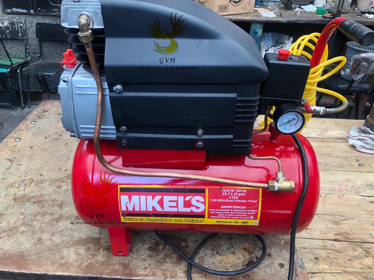 EmbobinadoGVH's tweet photo. Mantenimiento a compresora de aire marca Mikel’s de 2 H. P. #serviciogvh #mantenimiento #compresordeaire #mikels #compresora #motoresindustriales #mantenimientopreventivo https://t.co/DordAPtZp9
