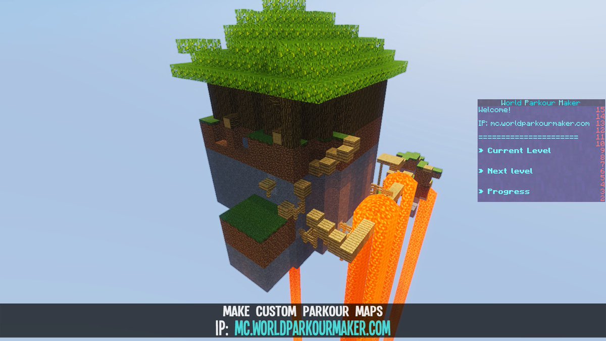 World Parkour Maker || Custom Parkour Minecraft tweet media