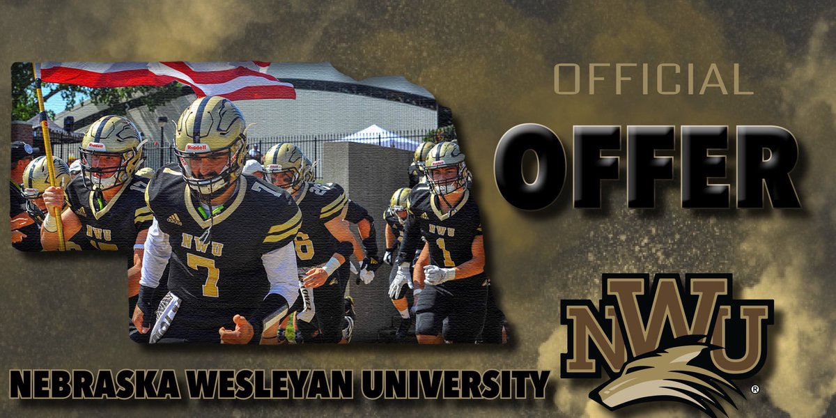 Zack Michener (@michenerzack) on Twitter photo Blessed to receive an offer from Nebraska Wesleyan University. Thank you <a href="/CoachCrume/">Kevin Crume</a> <a href="/NWUFootball/">NWU Football</a> 🟨⬛️ Blessed to receive an offer from Nebraska Wesleyan University. Thank you <a href="/CoachCrume/">Kevin Crume</a> <a href="/NWUFootball/">NWU Football</a> 🟨⬛️
