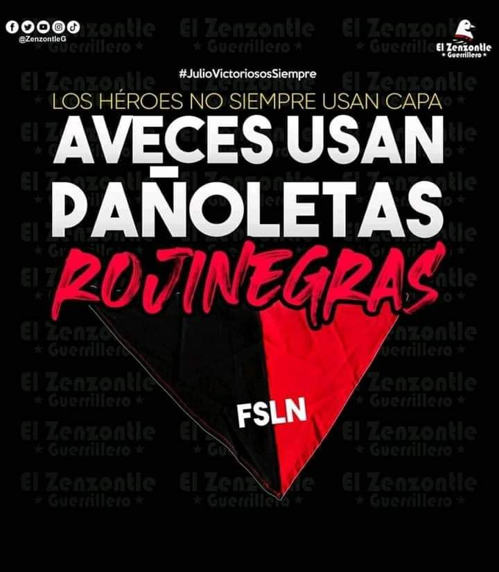 Mis héroes❤🖤 Mi héroe!!!🇳🇮

#SomosFSLN
#PLOMO19