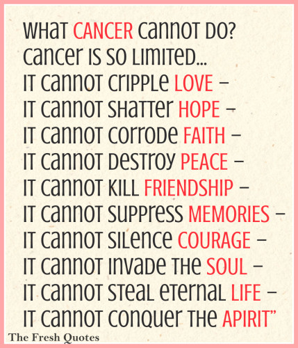 shreyv96's tweet photo. “We must embrace pain and burn it as fuel for our journey.” - Kenji Miyazawa
To highlight the significance of increased awareness about cancer prevention and early detection among the general public, the ‘National Cancer Awareness Day’ will be observed on November 7.
#NCADMyK2020 https://t.co/fl7eATwYBH