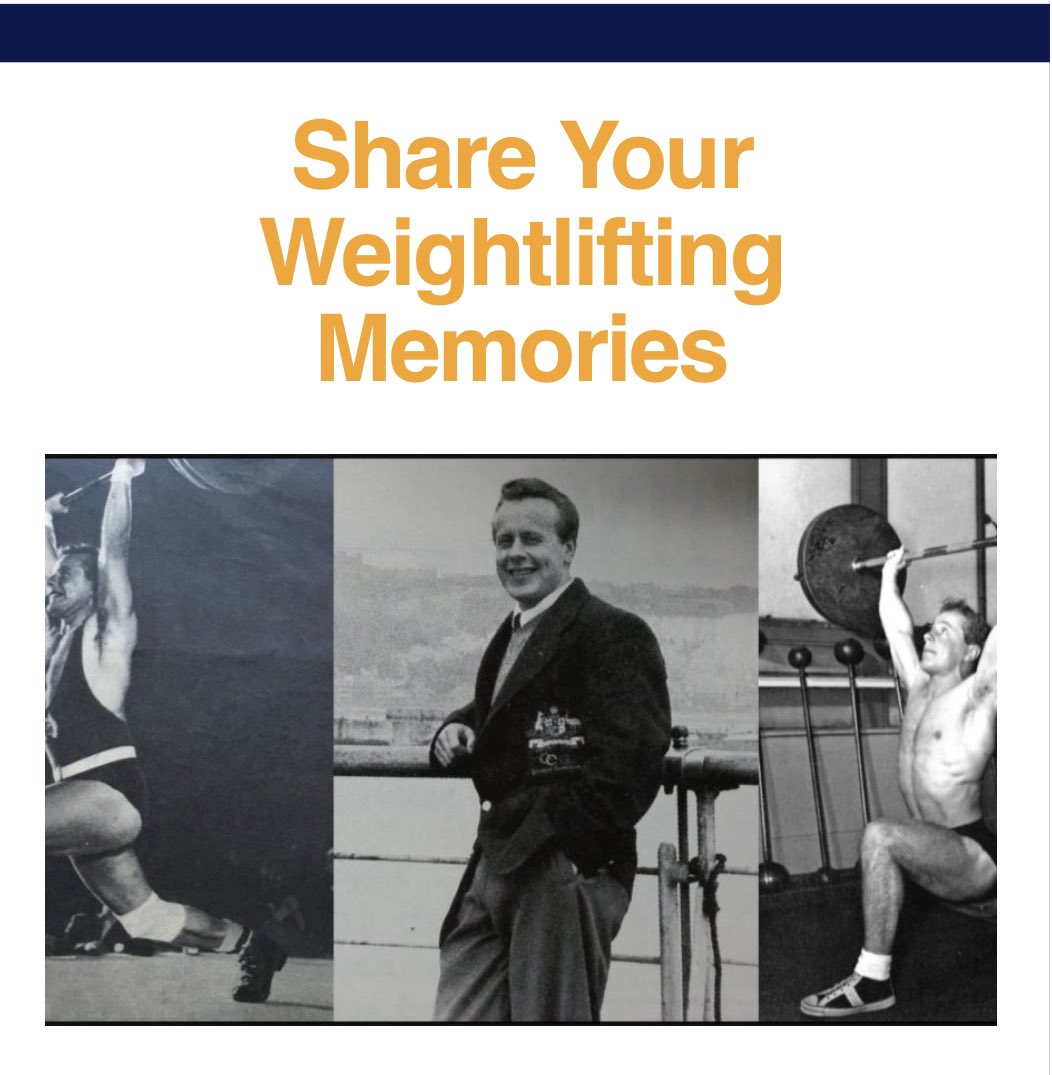 vicw8lifting's tweet photo. It’s your turn “how did you get started in the sport?
What is your favourite weightlifting memory?”
If you have some stories, photos, videos or memorabilia you would like to share with us please send them through via: https://t.co/0fP8IwM29p and fill in the form attached. https://t.co/baLDnFGw9V