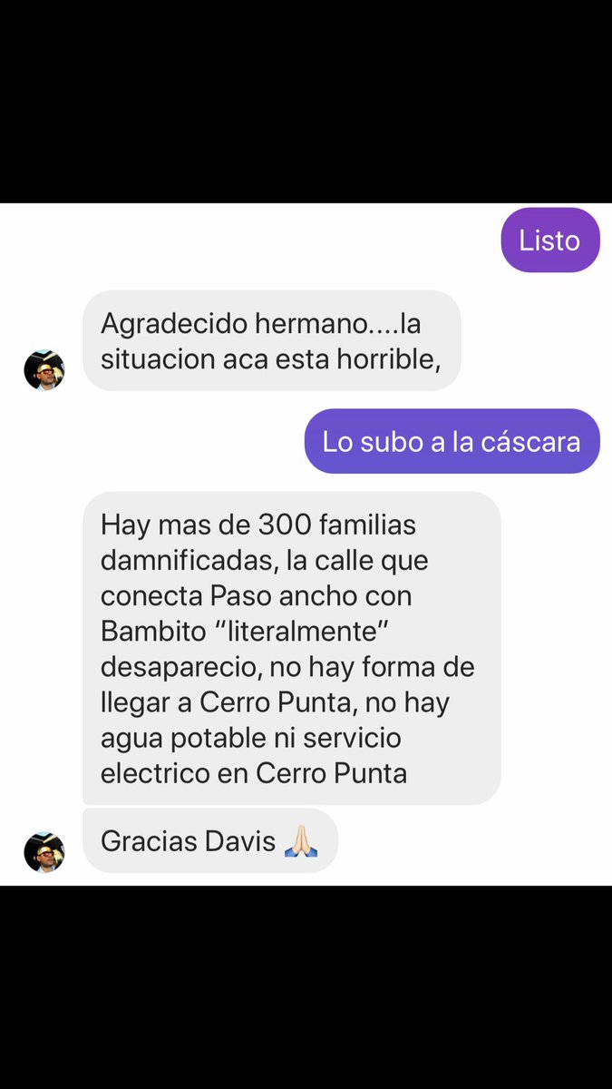DavisZone's tweet photo. La situación en Chiriqui es grave necesita el apoyo de todos nosotros https://t.co/fl4RPRkosZ