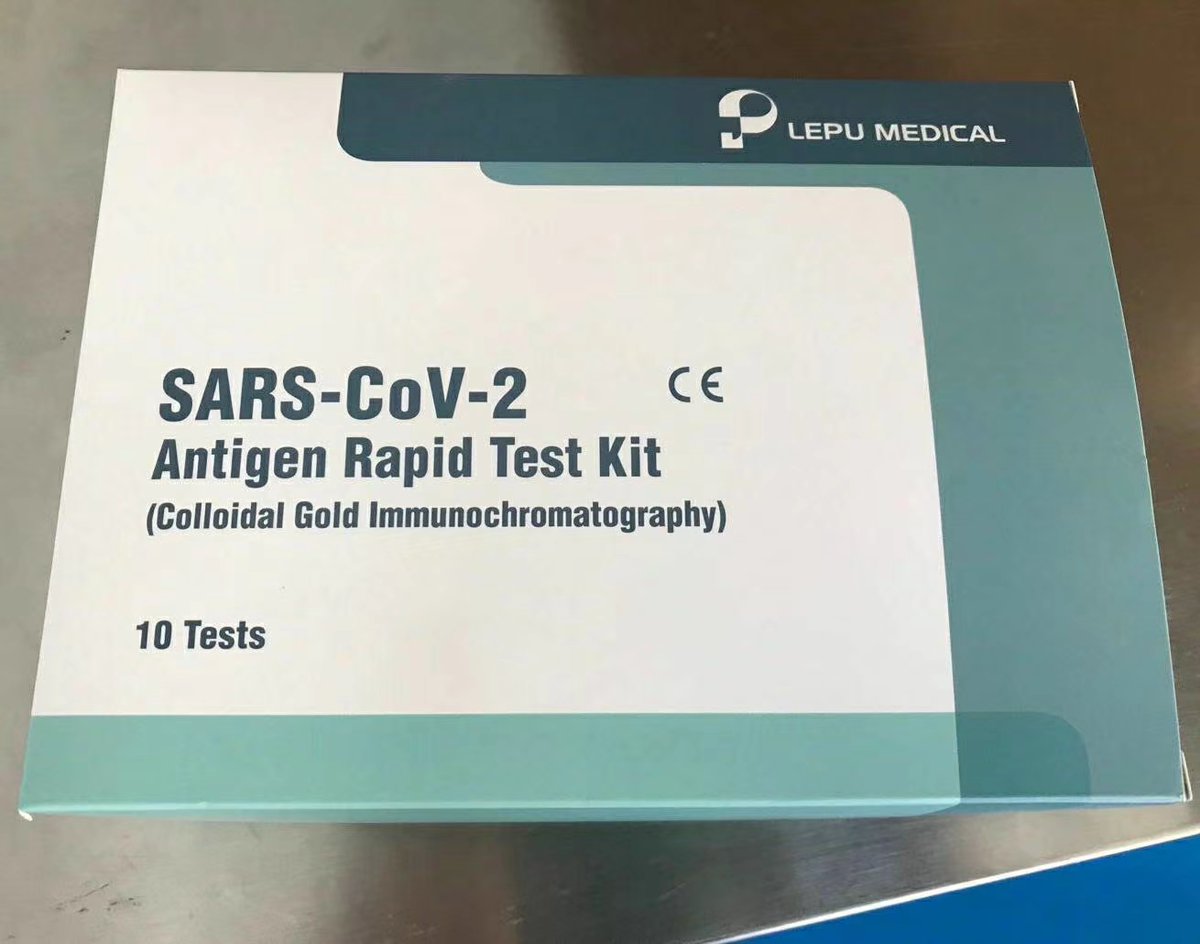 YolandaShi5's tweet photo. CE approval SARS-CoV-2 Antigen Rapid Test Kit.
It is on the white list. And already sold a lot to UK, Spain, France, Germany, South America, etc.
whatsapp 008613001939152
#covid19 #sarscov2 #antigen #rapidtestkit #covid19testing #testingkit #antigentest #rapidtesting  #LEPU https://t.co/CiDVcoE9Lo