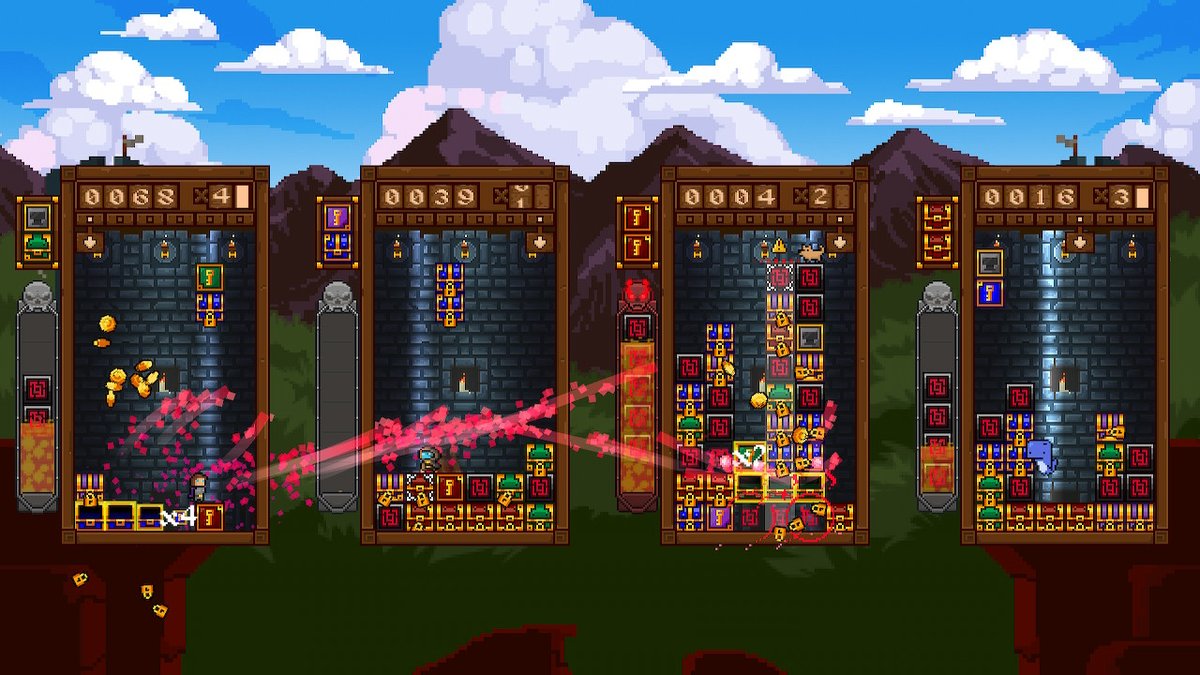 WraithGames's tweet image. Day 6, y'all! We've got #TreasureStack by @PIXELAKESstudio! If you like intense, arcade-multiplayer puzzle battles? Well, get stacking! Pick it up here: nintendo.com/games/detail/t…