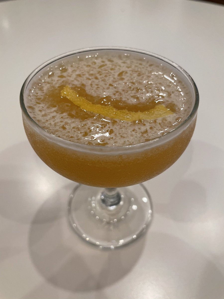 Drinking a sidecar made with 1984 Bas Armagnac in honor of Artie Buco.