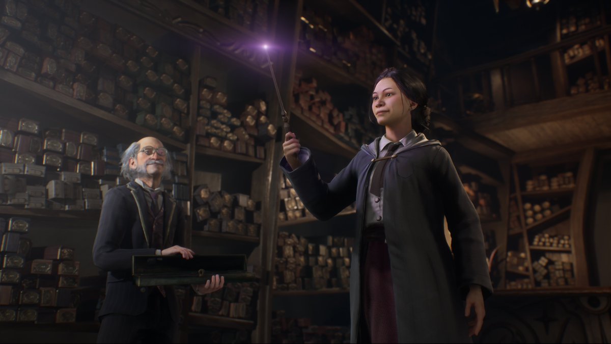 screentime's tweet photo. 'Hogwarts Legacy' will feature a morality system that allows players to determine their own fate 🧙‍♂️🧹

(via @AvalancheWb) https://t.co/S62AuYxEtl