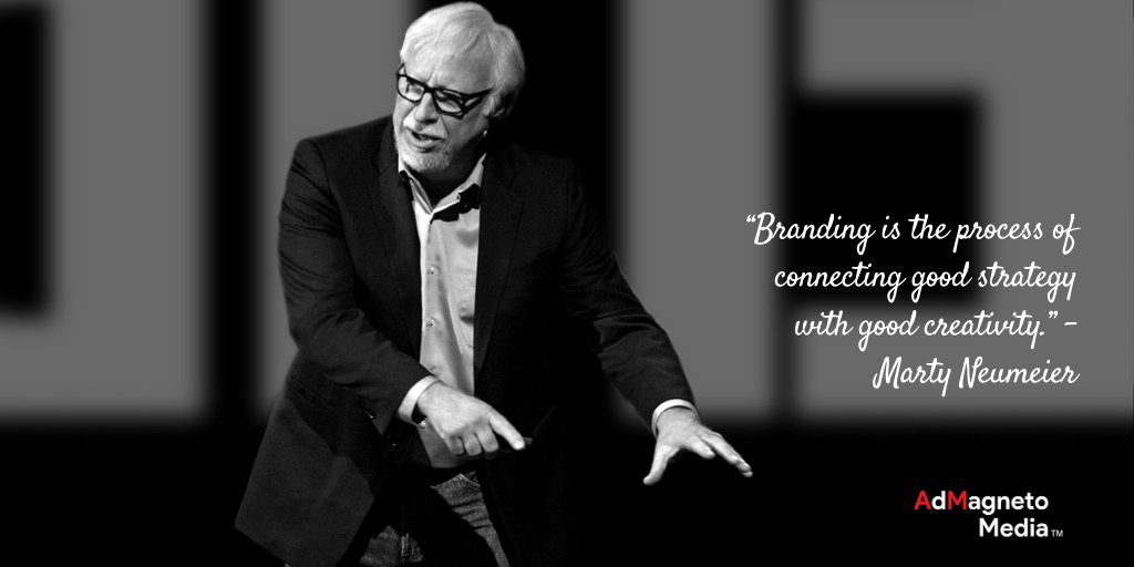 admagneto's tweet photo. “#Branding is the #process of #connecting #good #strategy with #goodcreativity.” – #MartyNeumeier
#AdMagnetoMedia #greatadvertising #creative #Passion #digital #creative #social #media #advertsing #agency #brandimage #brandmarketing
https://t.co/DY5LiiQrhk | info@admagneto.com https://t.co/mwJsqhnqq9