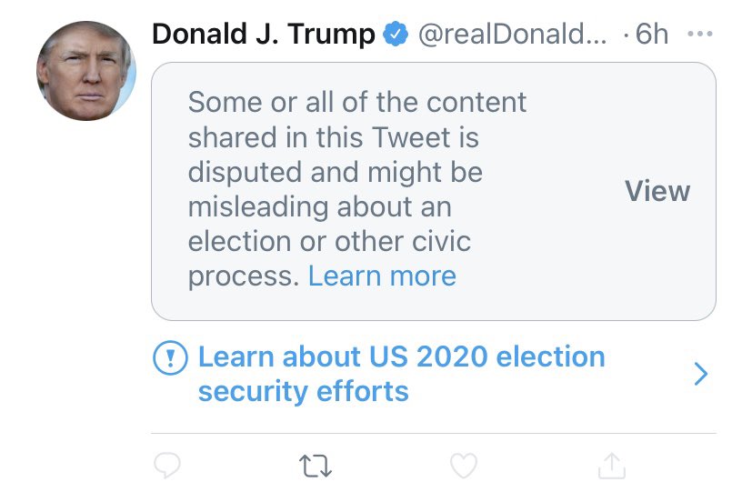 tylersaintjames's tweet photo. I love this new aesthetic on @realDonaldTrump twitter ❤️❤️ https://t.co/287GavgwwW