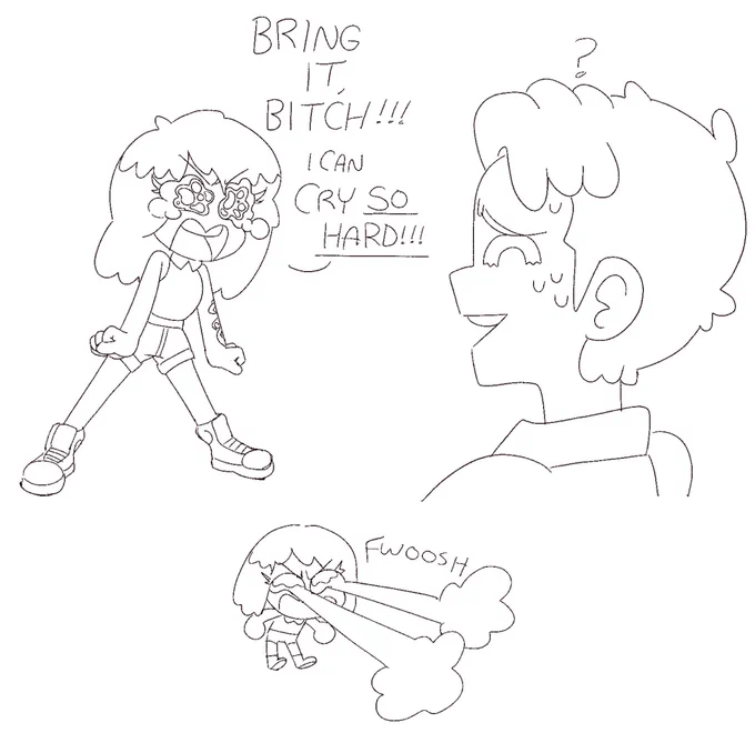 My ancient fighting technique w/ @mellodillo 