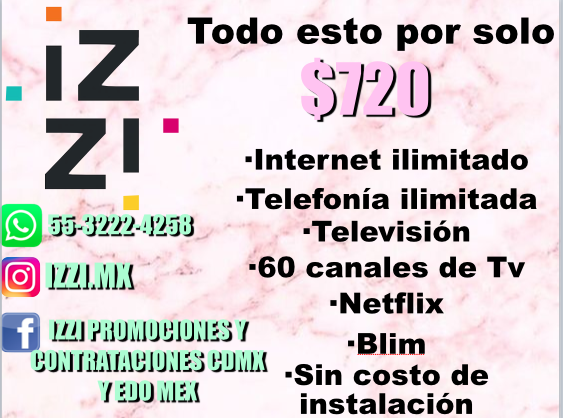 mx_izzi's tweet photo. Si quieres conseguir las mejores promociones y contrataciones visita nuestro grupo IZZI https://t.co/Y8XL2oFX43
Si compartes con tus amigos el grupo y te unes a el puedes conseguir increíbles promociones !
*55-3222-4258 https://t.co/Ju8KsAv6Fy