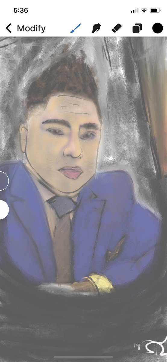 DOCTORTANGUMA's tweet photo. Throwback to the reason why I’ll never paint on my cellphone again. All thumbs! 🤣🤣🤣 I don’t even think I’m allowed to say what I look like. https://t.co/Yc7KM1g2I0