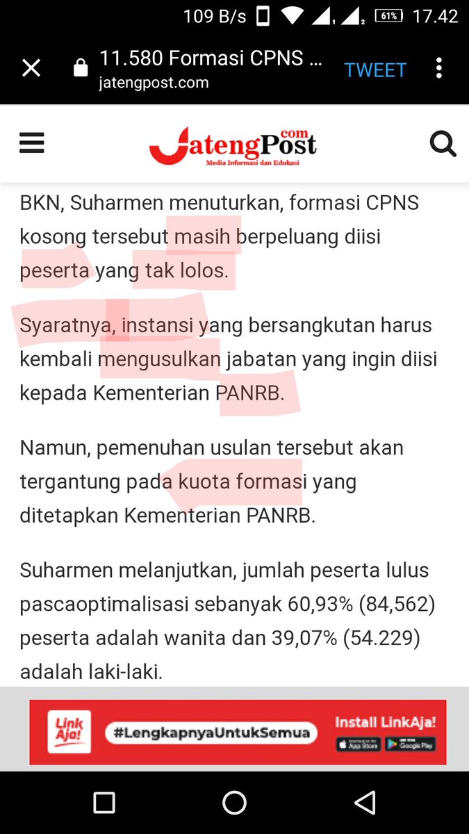 N451R15's tweet photo. @namastehhh @Candra_Srikandi @dhaddn @detikcom @detikfinance @tjahjo_kumolo @BudiKaryaS @kempanrb
Pak Menteri, mohon dgn sangat, samakan kebijakannya Pak dgn instansi daerah, optimalisasi formasi kosong dg skema P/L-2 antar lokasi. Total 4.729 yg msh kosong Pak.
Dgn angka sbnyk itu bisa membantu meringankan Kami dmasa pandemi skarang. https://t.co/E7i2wQQ09f