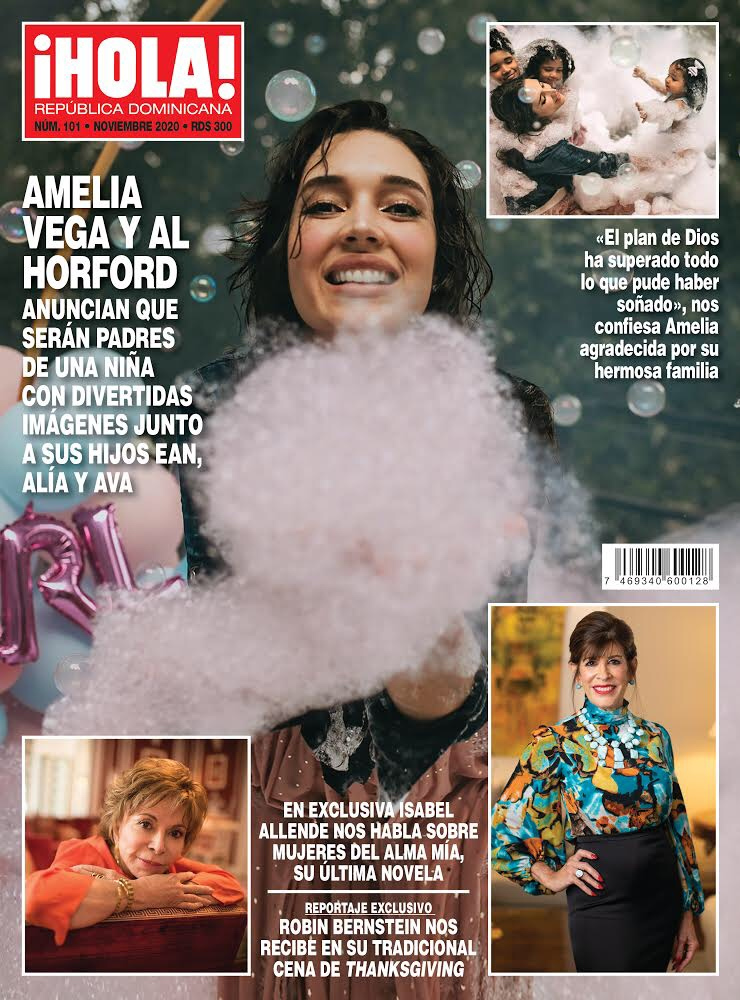 En entrevista exclusiva <a href="/AmeliaVega/">Amelia Vega</a> nos cuenta todo sobre su cuarto embarazo y las reacciones de sus hijos ante la emocionante noticia.💖

Esto y mucho más en nuestra edición de noviembre. ¡No te la puedes perder!💥📰

#HolaRD