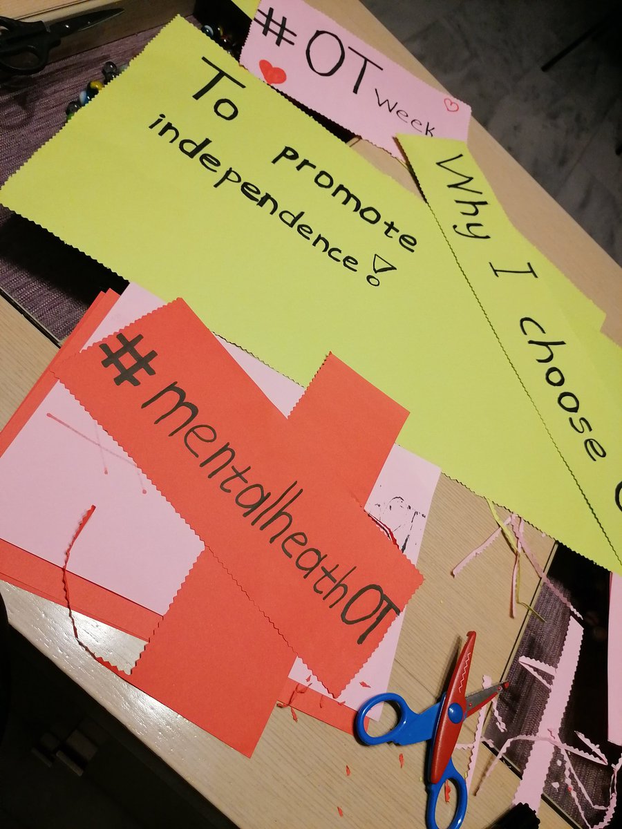 #ChooseOT
I always wanted to help in a way that promotes independence! That's I choose OT! 
#OTweek2020 @RCOT
#mentalhealthOT
I am also so happy to be part of this OT team! 😊 @ElftOt @Janice_tige
@MwelaSihle
@alanataverner