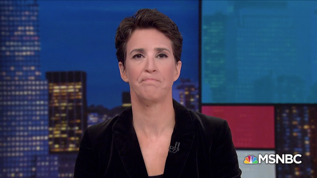 thehill's tweet photo. Rachel Maddow: No blue wave for Democrats, not even "ripples" https://t.co/1KcLGAWl3N https://t.co/f6c4HE1mY1