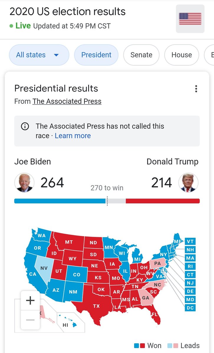 sofiaapaaredes's tweet photo. This is getting intense #ElectionResults2020 #Elections2020 https://t.co/imeXQXf9g9