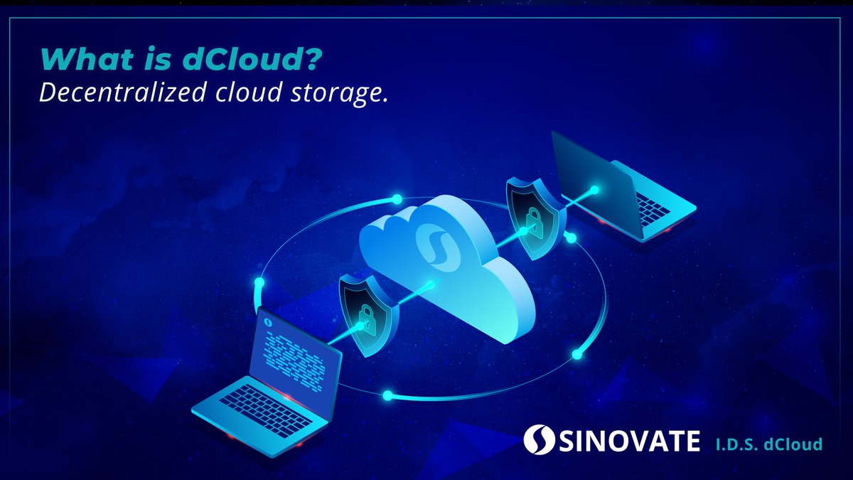 SinovateChain's tweet photo. #dcloud 📁will revolutionize cloud storage by providing more reliable, cheaper and faster storage. 

It will be available for business and personal use. https://t.co/IKX8zkCtKE