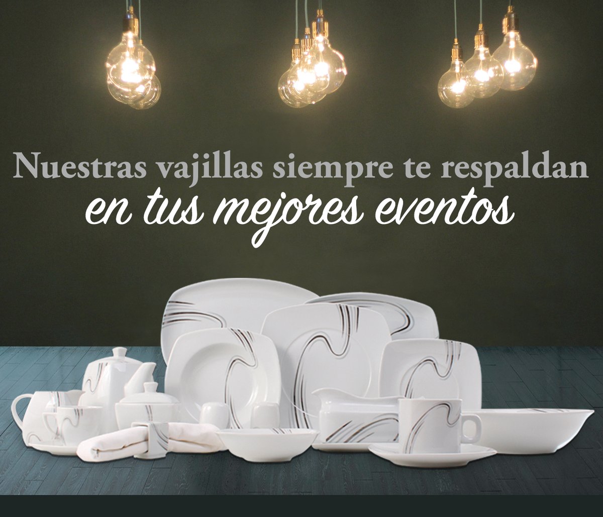 Nuestras vajillas siempre te respaldan en tus mejores eventos.
Mod. Lombardía
Vajilla de porcelana con servicio de mesa para 8 personas. 
Incluye: Juego de 86 piezas.

Adquiérela aquí:
whatshome.net/link/store/ROOT
