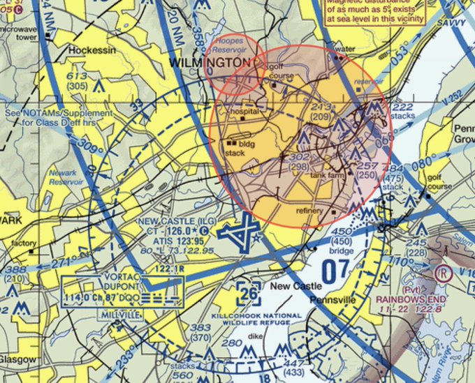 Faa Flight Restrictions Map Faa Declares Biden's House A No-Drone Zone