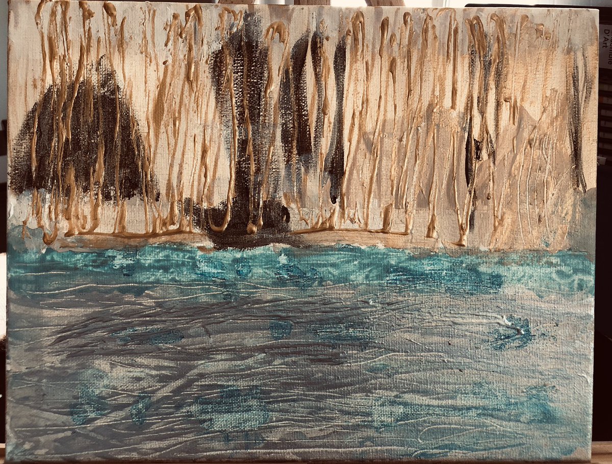 SabaRakshi's tweet photo. Woah! We are completely blown away to witness Maazen’s most recent master piece he just created, inspired by the photo he took at #picturedrocks . Can you spot the difference ? @ThinkMBE  @MrsHaanMBE @VHMSVikings We thank everyone who has supported Maazen and continues https://t.co/2bCeCRMrcr