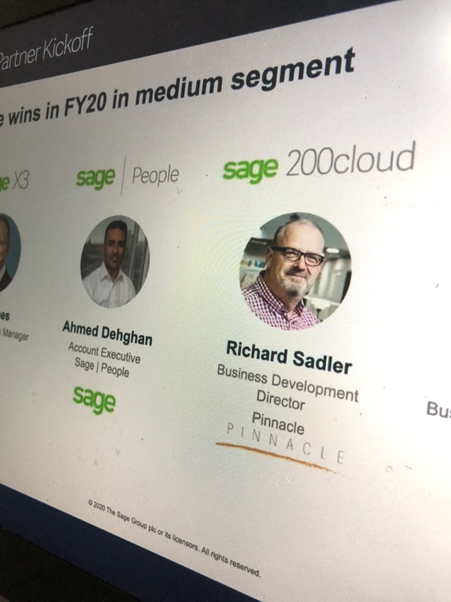 FacesOfPinnacle's tweet photo. Our Sales Director, Richard Sadler, sat on a panel today at the #SagePartnerKickoffUKI to discuss our exemplary sales processes which includes getting to know the customer’s challenges & desired business outcomes so we can support them with #Sage200cloud
#StartWithTheCustomer https://t.co/JpsoOpupGP