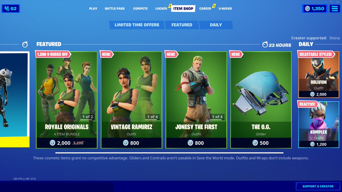Shiinabr Fortnite Leaks On Twitter The Default Skins Are Now In The Item Shop As Two Bundles For 2000 V Bucks Each Or 800 V Bucks For One Skin Use Code Shiina If
