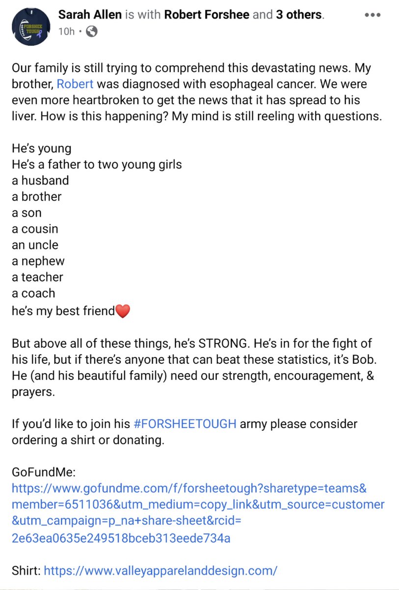 pepman704's tweet photo. Our prayers from all of us at Charlotte Football Insiders  go out to @CLT_EMFootball HC Robert Forshee, please help with what you can at the link: 

https://t.co/EuT7lMzc4Y https://t.co/71uFE0PfK5