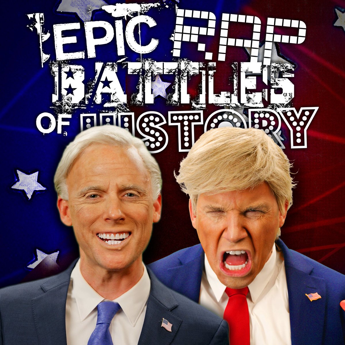 ERBofHistory's tweet photo. Might at well have another go at it here. Donald Trump vs Joe Biden. Epic Rap Battles Of History https://t.co/h3OgjVXtwe https://t.co/jCZe7CvngQ