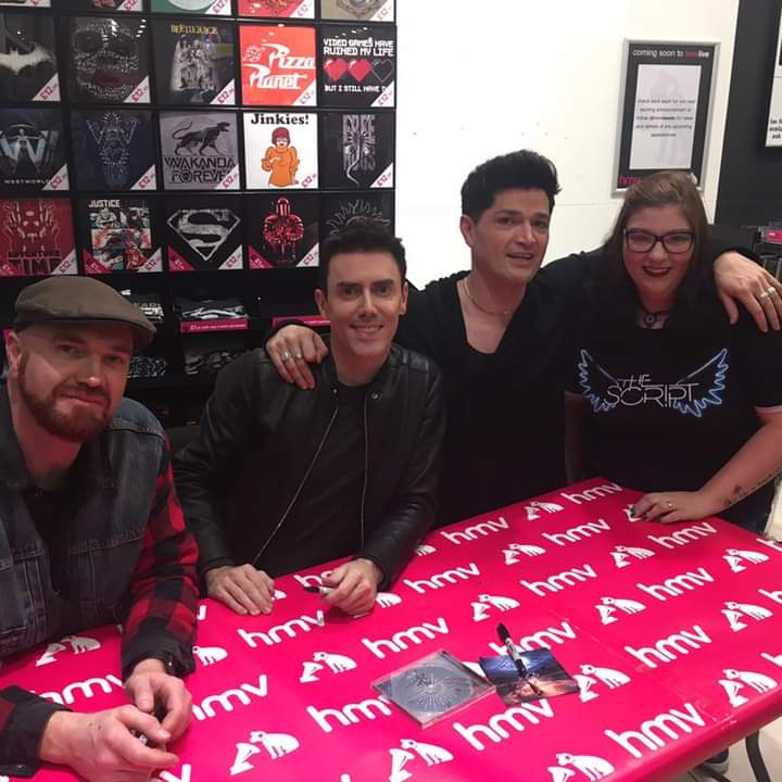 Almost one year ago I met the best band on the planet <a href="/thescript/">the script</a> and <a href="/TheScript_Danny/">Danny O'Donoghue</a> , <a href="/glenofthepower/">Glen Power</a> and mark made it an experience that I will hold in my heart forever .. you guys are the reason we have the script family and I will forever be greatful #thescript