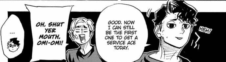 can i point out that everytime they bully atsumu, sakusa is always present?