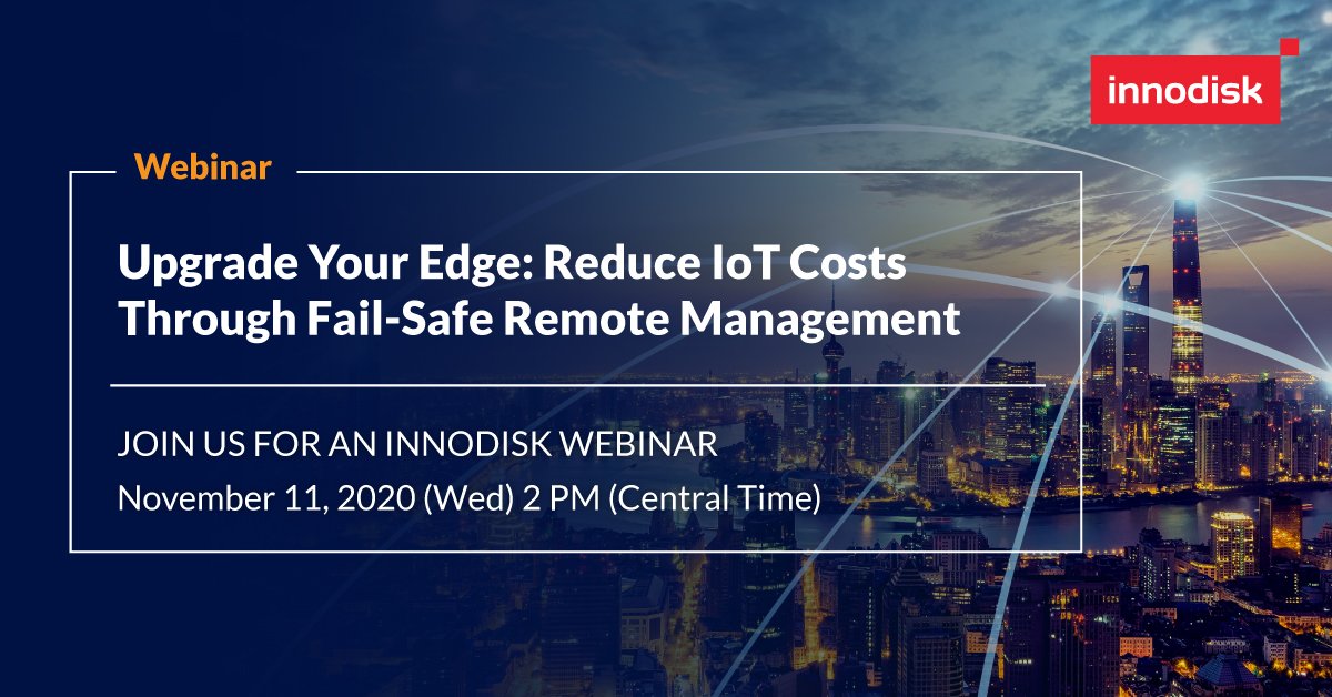 Innodisk_Corp's tweet photo. Join our free #webinar to discover how #InnoAGE SSD with #embedded #Microsoft #Azure #MCU can help your organization to #reduce costs, add #security, and increase #productivity for #IoT application. Click here for registration: https://t.co/IejugC8Hqk https://t.co/O81hc3CzT3