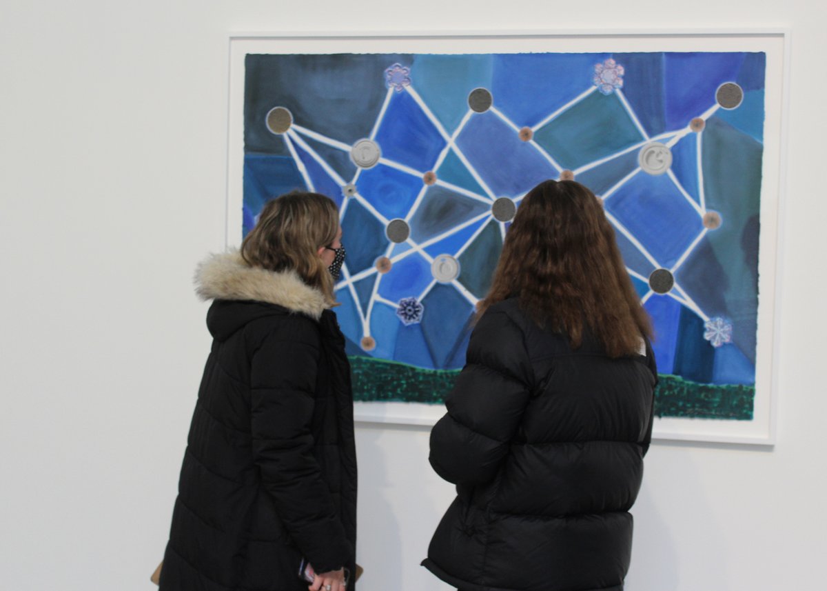 KSBArtDept's tweet photo. Another extremely productive walk through of the current exhibitions @HWSomerset  with our 6th Form artists. Also, a chance to discuss project ideas and links to project themes with @hillyerd_debbie Plenty to contemplate and inspire further experiments. #KingsBruton #KSBArt https://t.co/MfyhzjRaoq