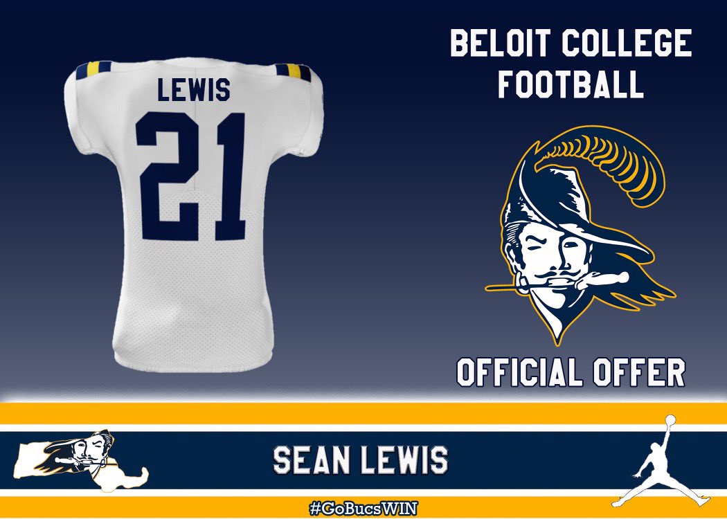 SeanII13's tweet photo. Proud to announce that I have received an offer from @BeloitBucsFB! Thank you @Coach_Soenksen and  @Beloit_College 💪🏾 
#GoBucsWIN 
@NewOutlawz @DohertyFootball @TrainWithHe https://t.co/PVPw9TArvG