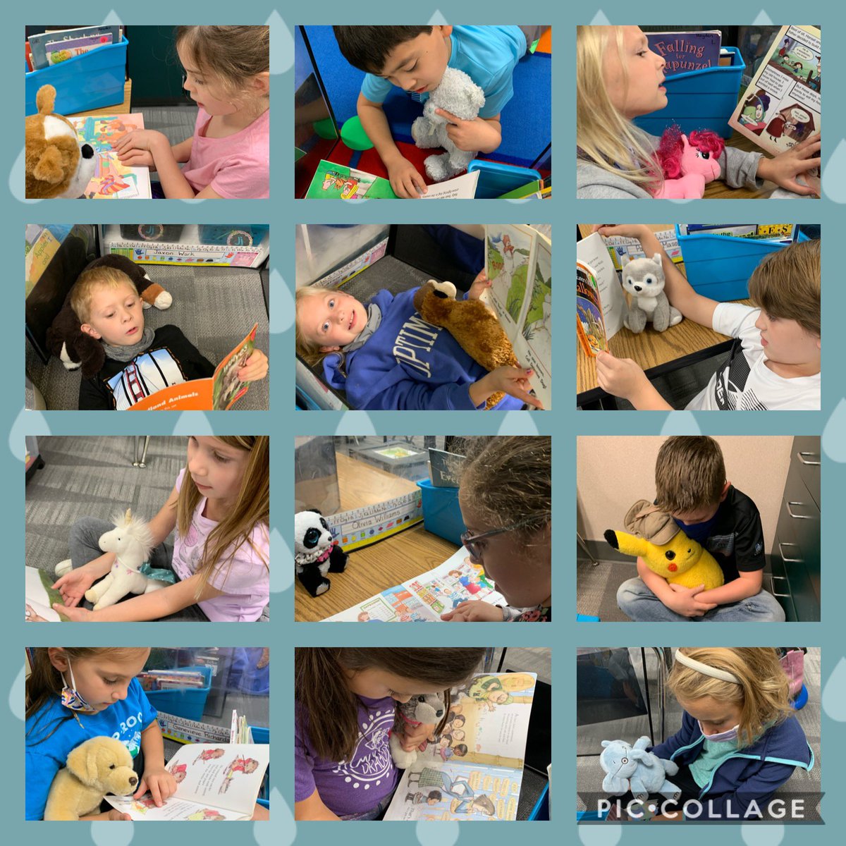 Reading with our stuffed animals was so much fun! ⁦<a href="/rockenbaughES/">Rockenbaugh ES</a>⁩ ⁦<a href="/Carrollisd/">Carroll ISD</a>⁩