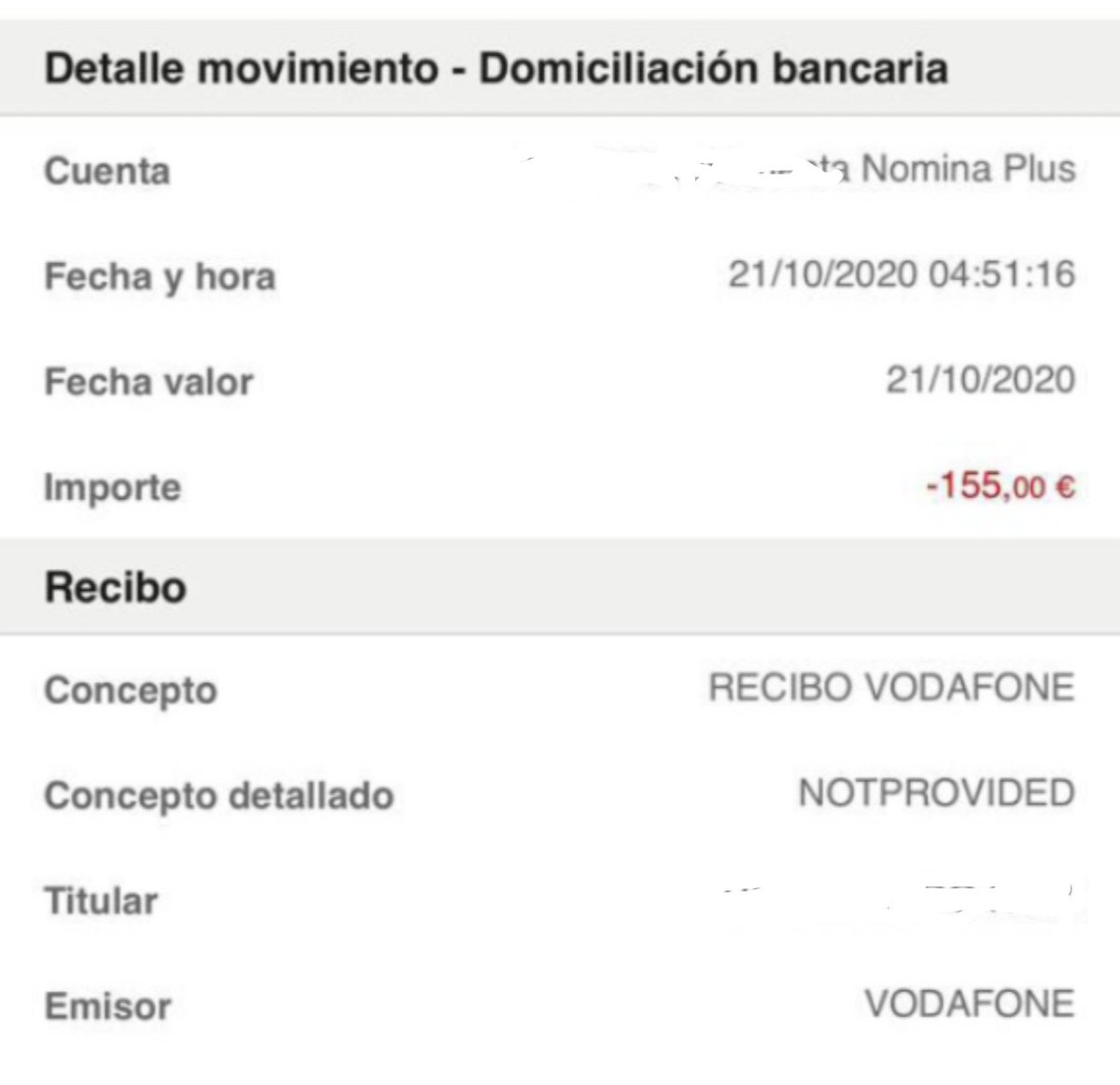 jharoc's tweet photo. @facua, @vodafone_es me corta la línea reclamando el pago de unas facturas de 2019 ya pagadas por un terminal. Les pido dichas Facturas y no me las proporcionan. Les pido revisen los pagos y no los realizan. Que acciones podemos tomar? https://t.co/P4kKAZHMSt