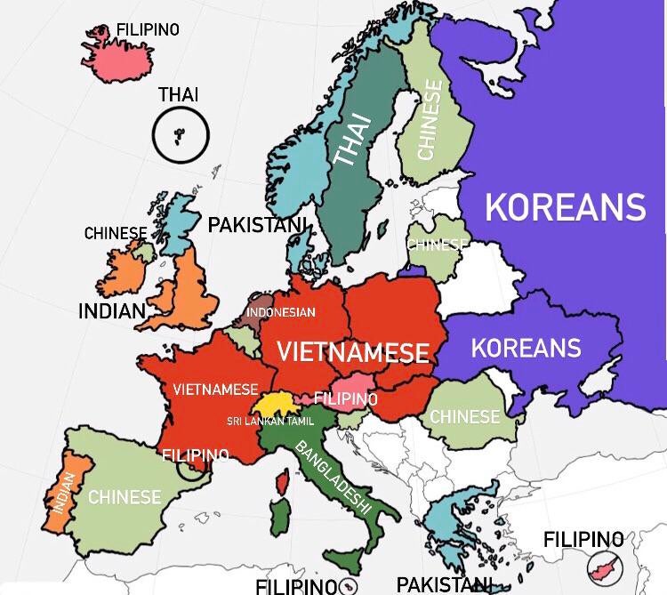 Wondering Maps on Twitter: "Largest East/South/Southeast Asian ethnic