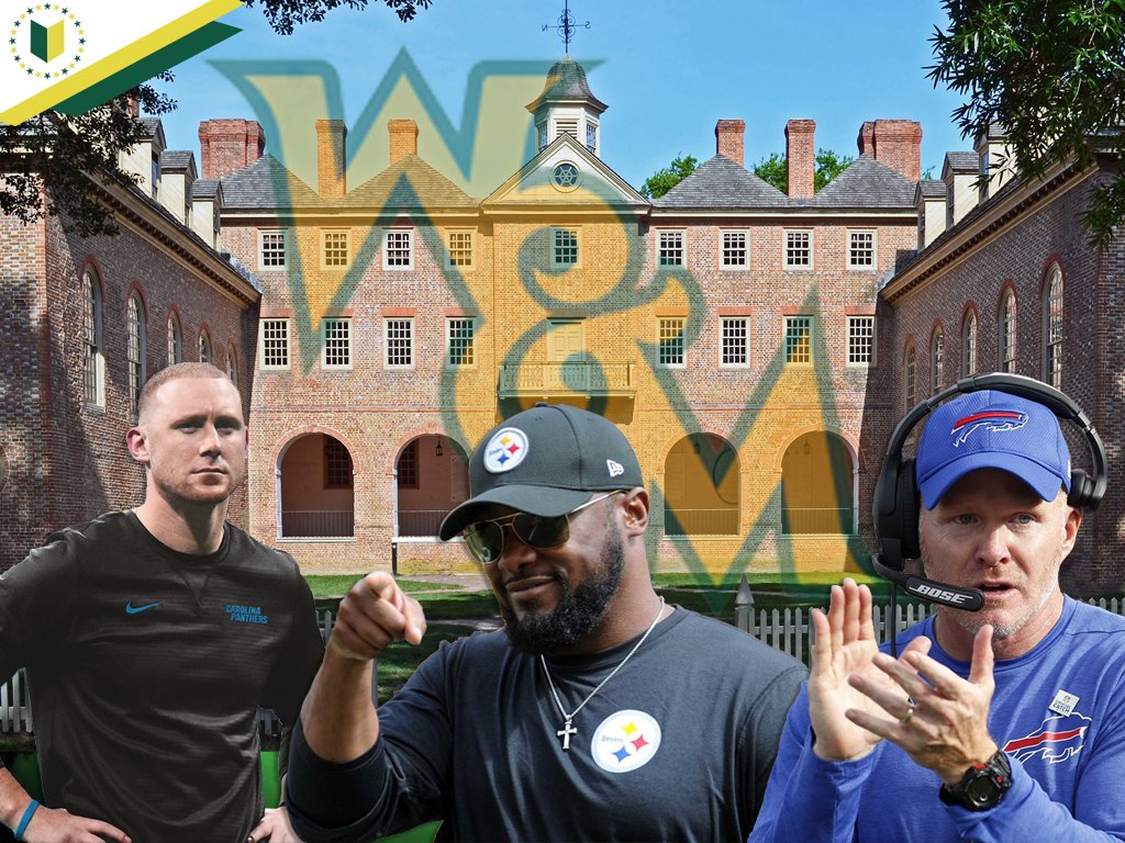 wmsportsblog's tweet photo. Forget "DB U." With TWO NFL Head Coaches and one RISING STAR (a future Head Coach?) W&amp;M can be aptly named "Coach University." 

Need us to make the case for you? Read our most recent article! LET'S GO TRIBE 🔰

Link: https://t.co/V6WAuS8RDH https://t.co/8klMiKYR2u